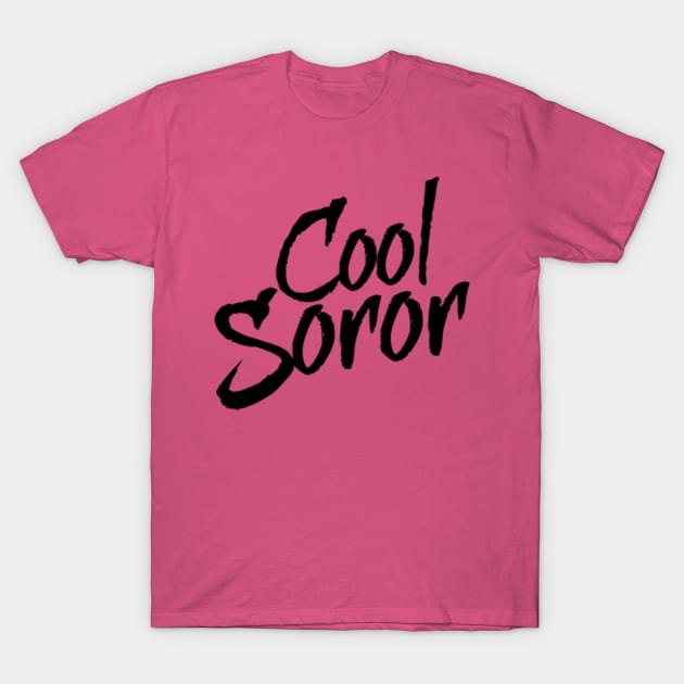 Black Copy T-Shirt by Cool Soror Merch